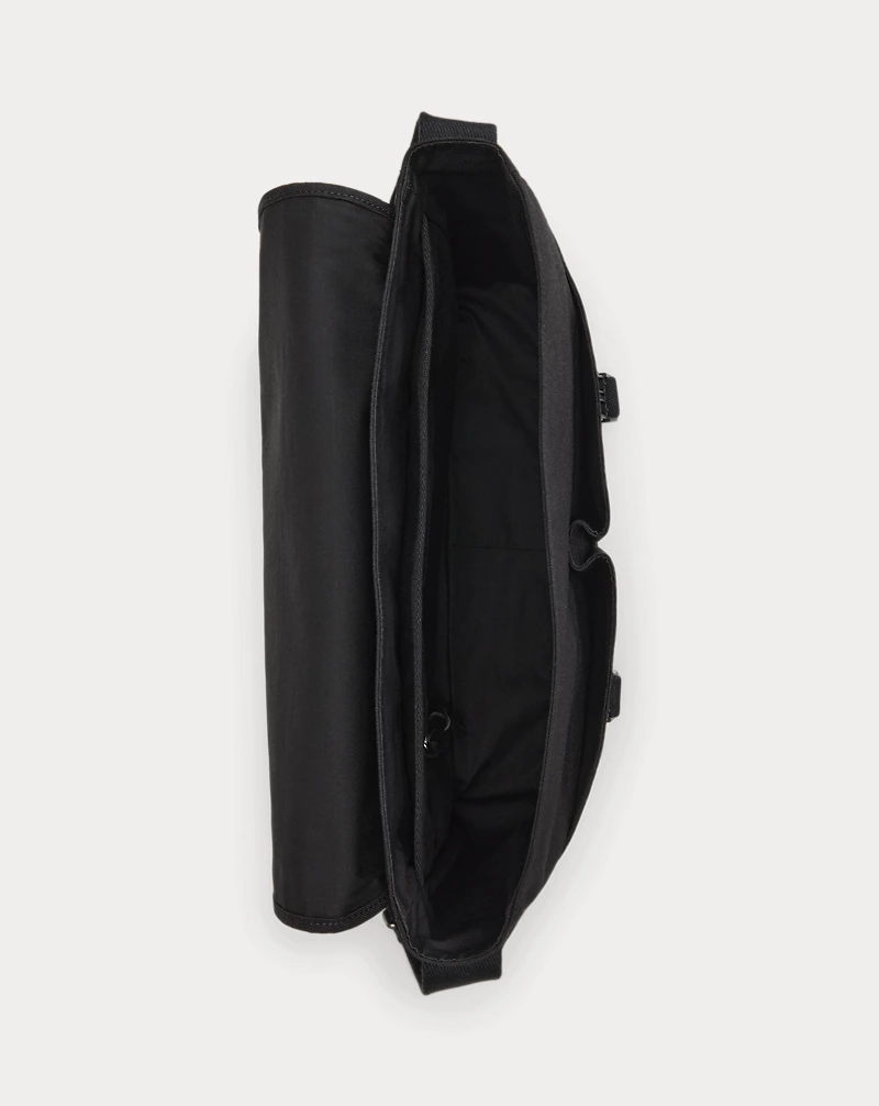 Polo Golf Ralph Lauren Leather-Trim Travel Messenger Bag