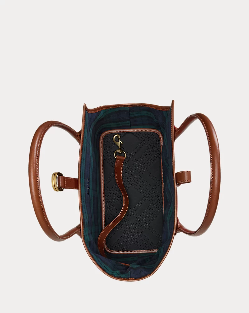 Polo Golf Ralph Lauren Leather-Trimmed Canvas Pet Tote Bag