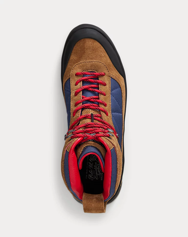 Polo Golf Ralph Lauren Logan Suede-Paneled Trail Boot