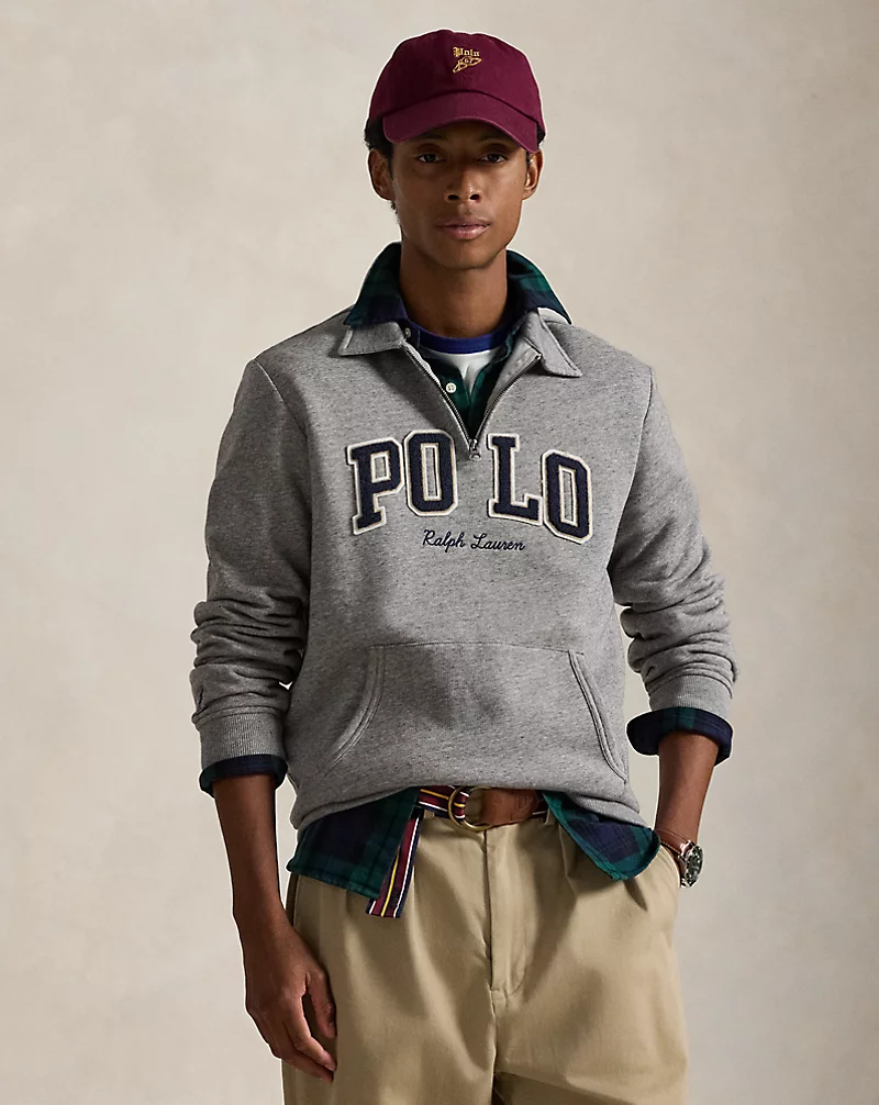 polo golf ralph lauren Logo Fleece Quarter-Zip Sweatshirt