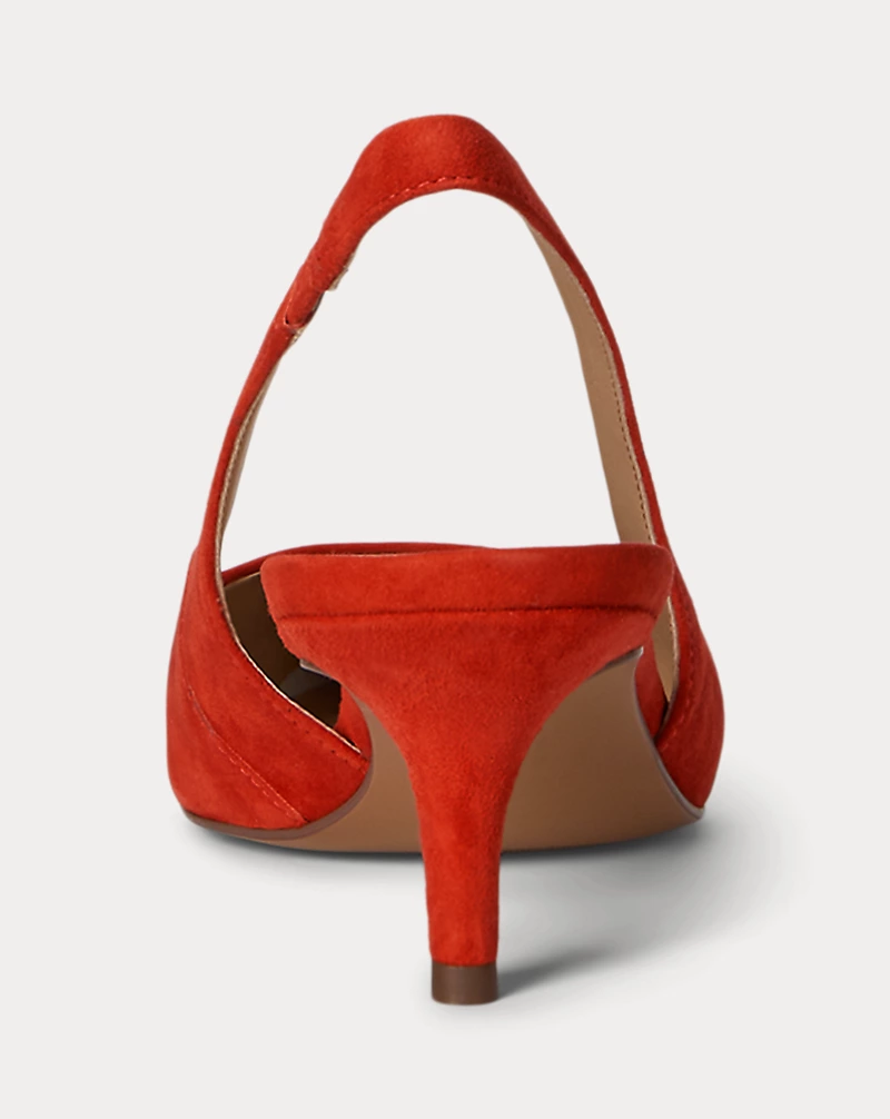 Polo Golf Ralph Lauren Lolah II Suede Slingback Pump