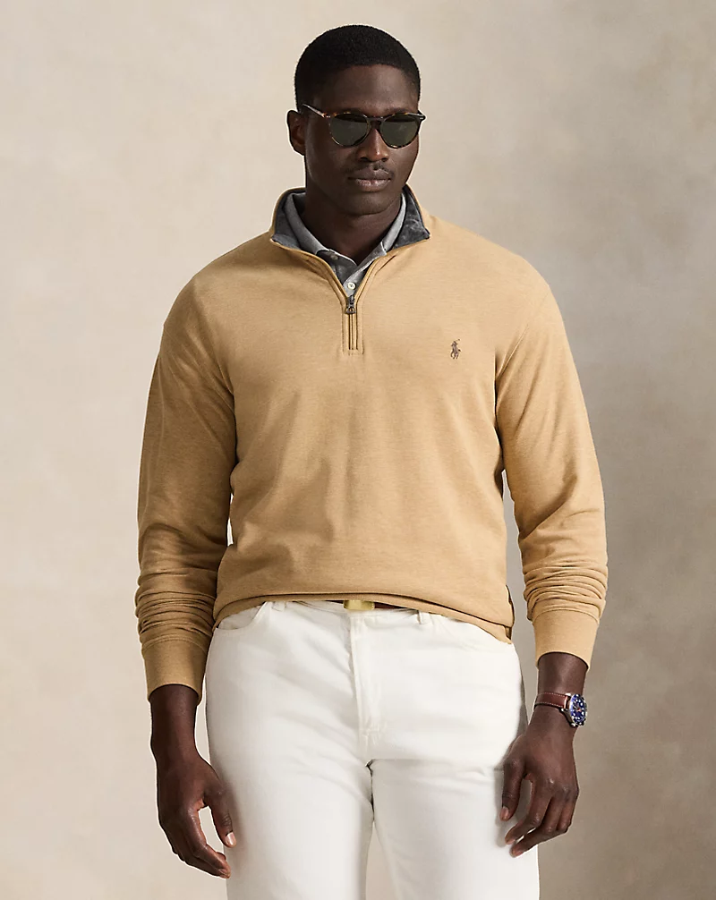 polo golf ralph lauren Luxury Jersey Quarter-Zip Pullover