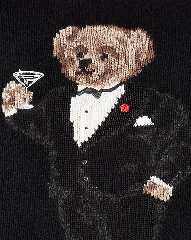 Polo Golf Ralph Lauren Martini Polo Bear Throw Pillow