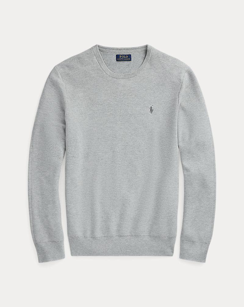 Polo Golf Ralph Lauren Mesh-Knit Cotton Crewneck Sweater