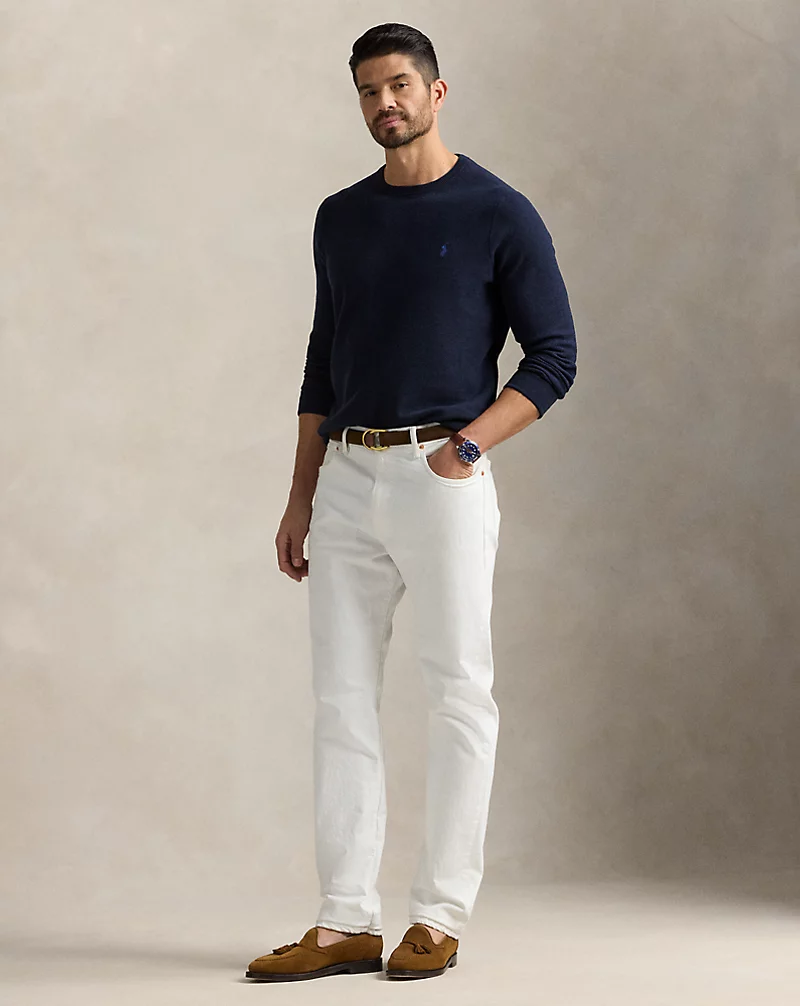 Polo Golf Ralph Lauren Mesh-Knit Cotton Crewneck Sweater