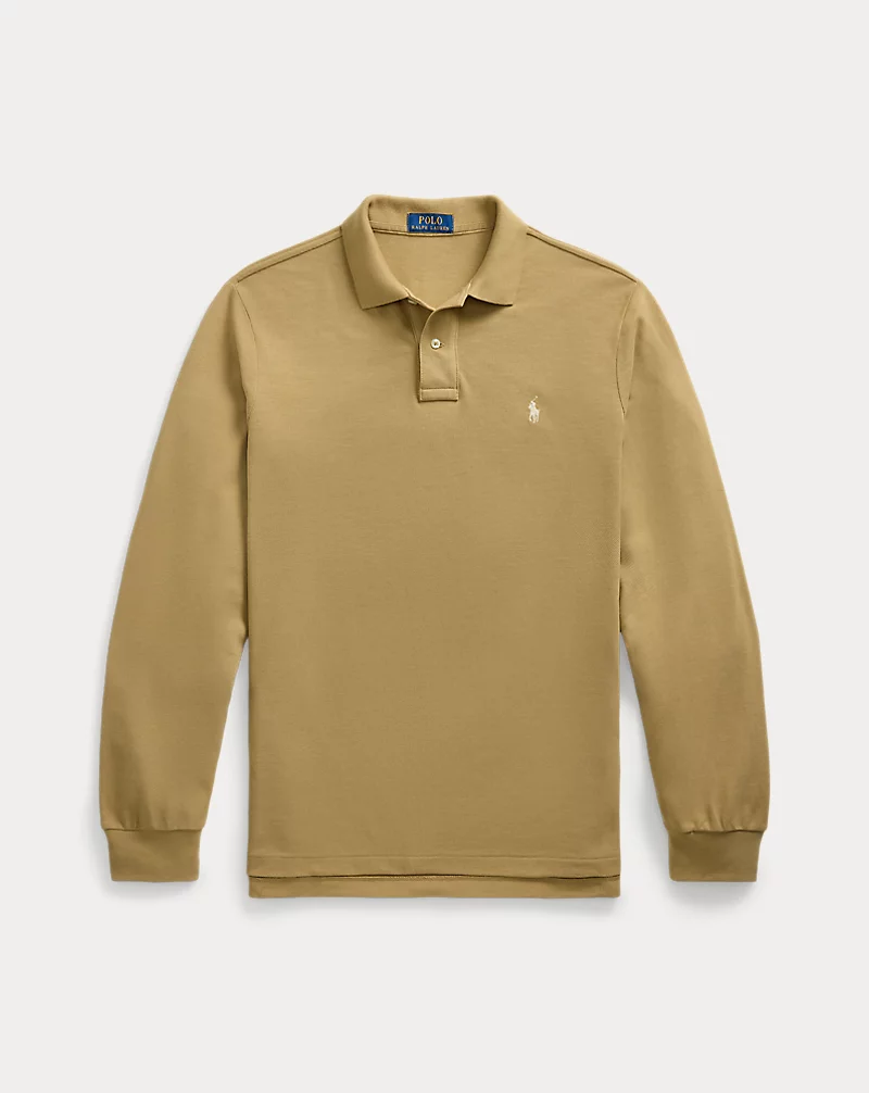 Polo Golf Ralph Lauren Mesh Long-Sleeve Polo Shirt – All Fits