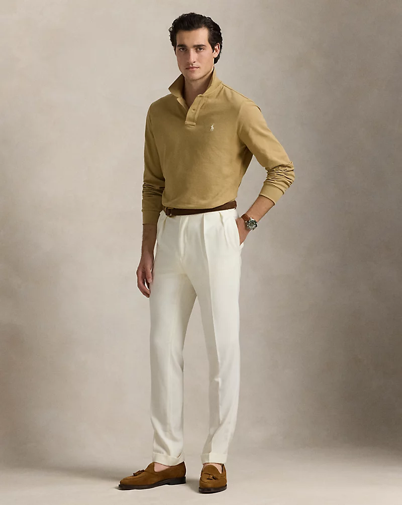 Polo Golf Ralph Lauren Mesh Long-Sleeve Polo Shirt – All Fits