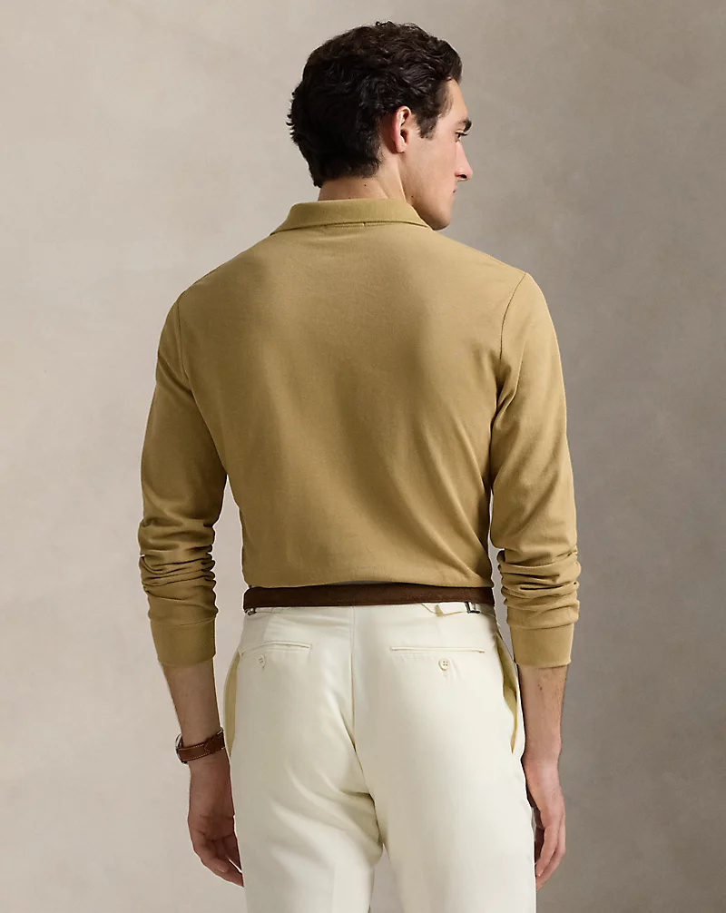 Polo Golf Ralph Lauren Mesh Long-Sleeve Polo Shirt – All Fits