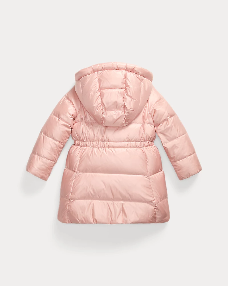 Polo Golf Ralph Lauren Metallic Down Hooded Long Jacket