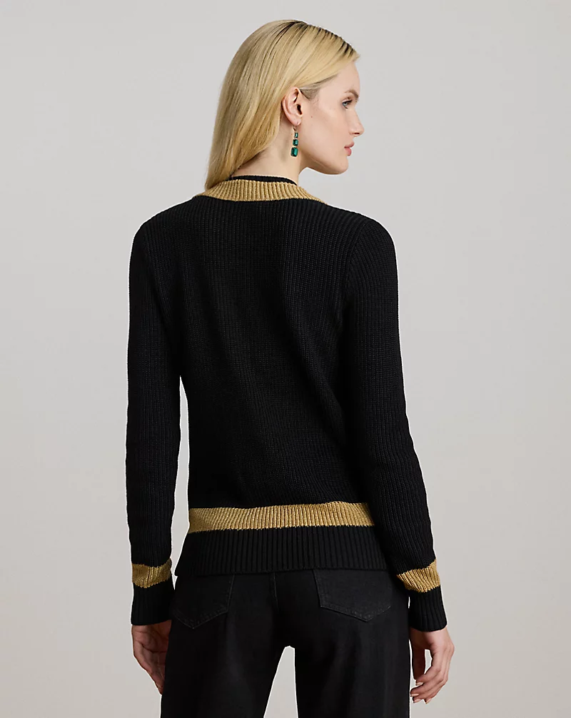 Polo Golf Ralph Lauren Metallic-Trim Cricket Sweater