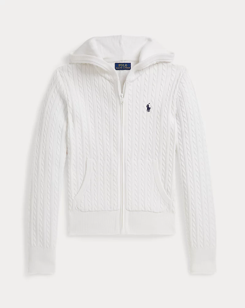 Polo Golf Ralph Lauren Mini-Cable Cotton Full-Zip Hoodie