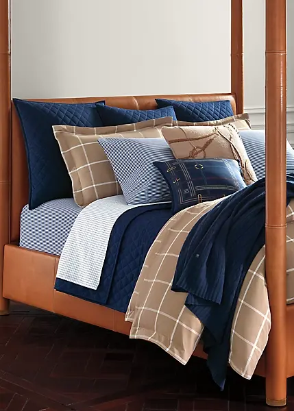 Polo Golf Ralph Lauren Modern Equestrian Camel Bedding Collection