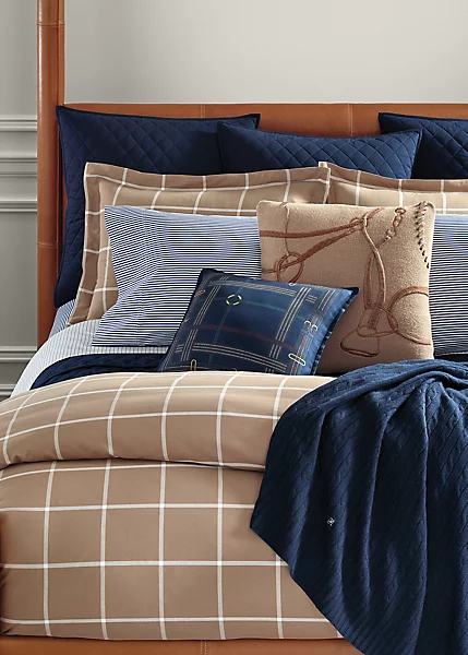 polo golf ralph lauren Modern Equestrian Camel Bedding Collection