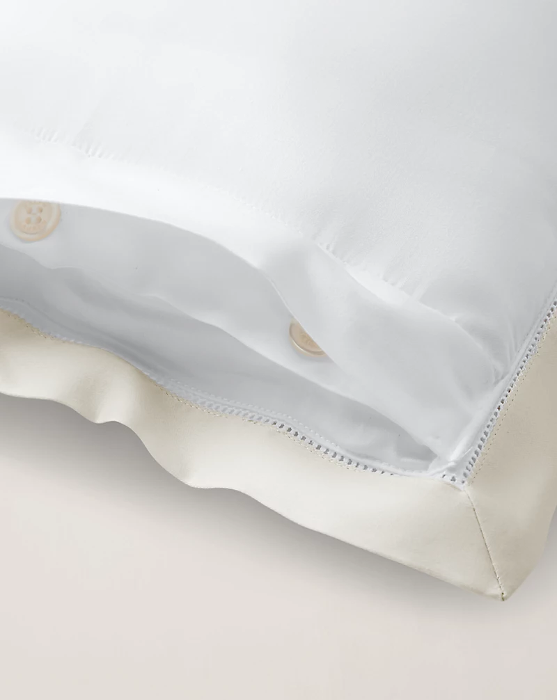 Polo Golf Ralph Lauren Organic Cotton Sateen Border Pillow