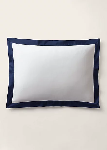 polo golf ralph lauren Organic Cotton Sateen Border Sham