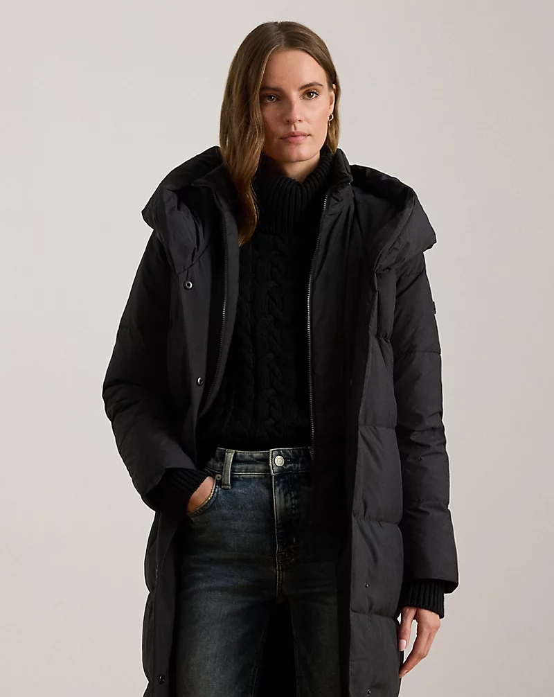 Polo Golf Ralph Lauren Oversize-Collar Quilted Down Coat
