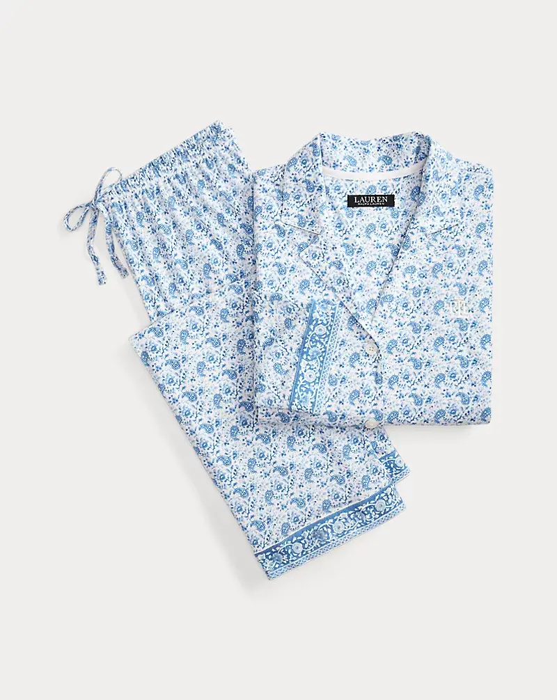 Polo Golf Ralph Lauren Paisley Cotton-Blend-Jersey Sleep Set