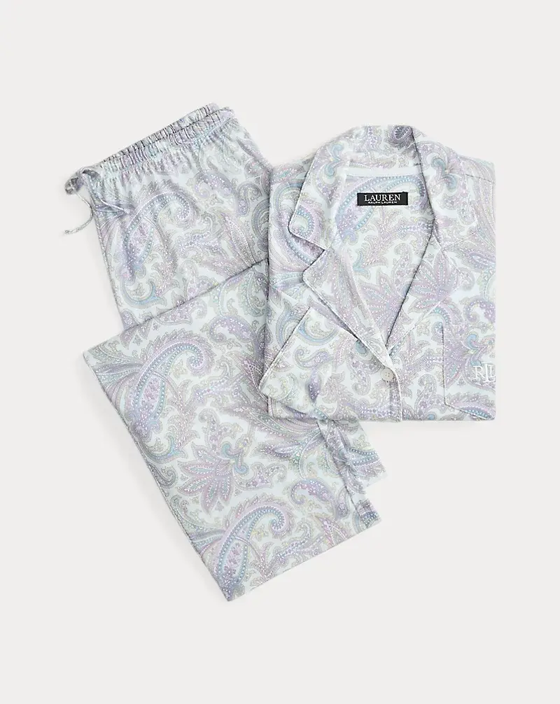 Polo Golf Ralph Lauren Paisley Cotton-Blend Jersey Sleep Set