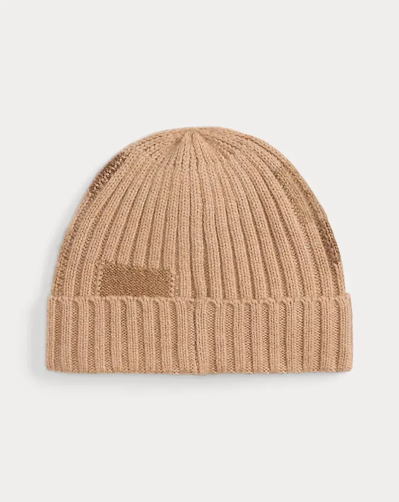 Polo Golf Ralph Lauren Patchwork Rib-Knit Wool Beanie