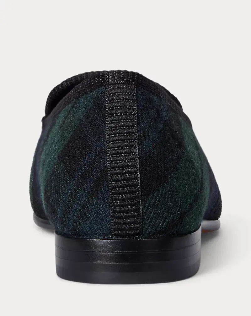 Polo Golf Ralph Lauren Paxton Bullion-Crest Plaid Slipper