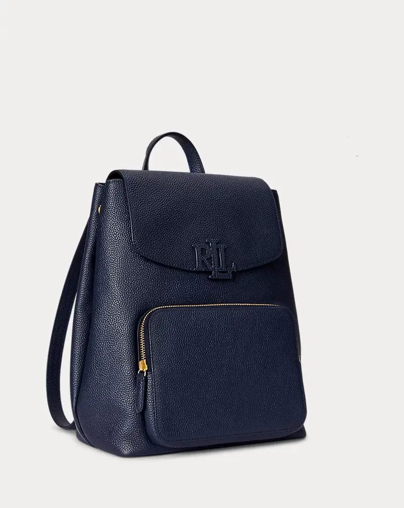 Polo Golf Ralph Lauren Pebbled Leather Medium Cameryn Backpack