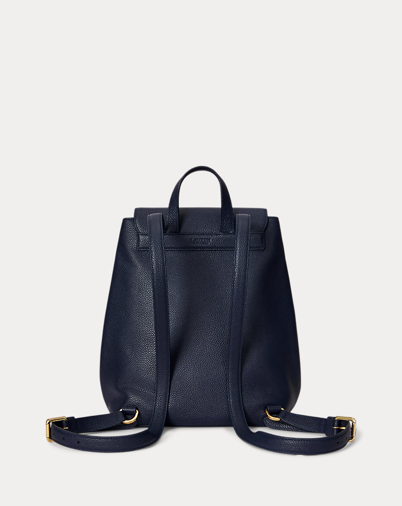 Polo Golf Ralph Lauren Pebbled Leather Medium Cameryn Backpack