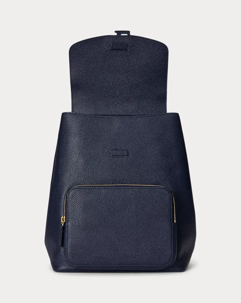 Polo Golf Ralph Lauren Pebbled Leather Medium Cameryn Backpack