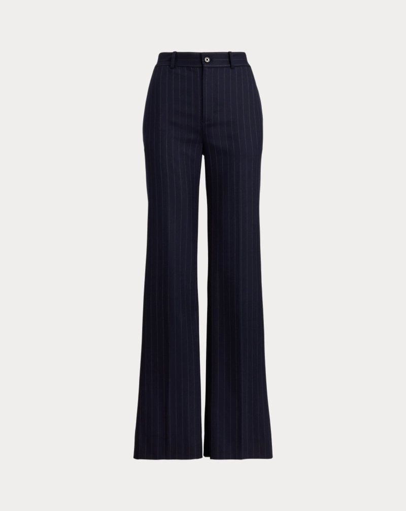 Polo Golf Ralph Lauren Pinstripe Wool-Blend Twill Wide-Leg Pant