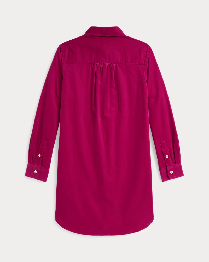 Polo Golf Ralph Lauren Pintucked Cotton Corduroy Dress