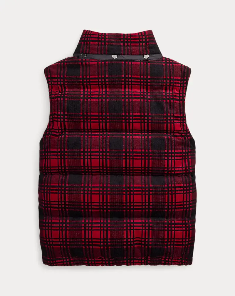 Polo Golf Ralph Lauren Plaid Convertible Corduroy Down Jacket