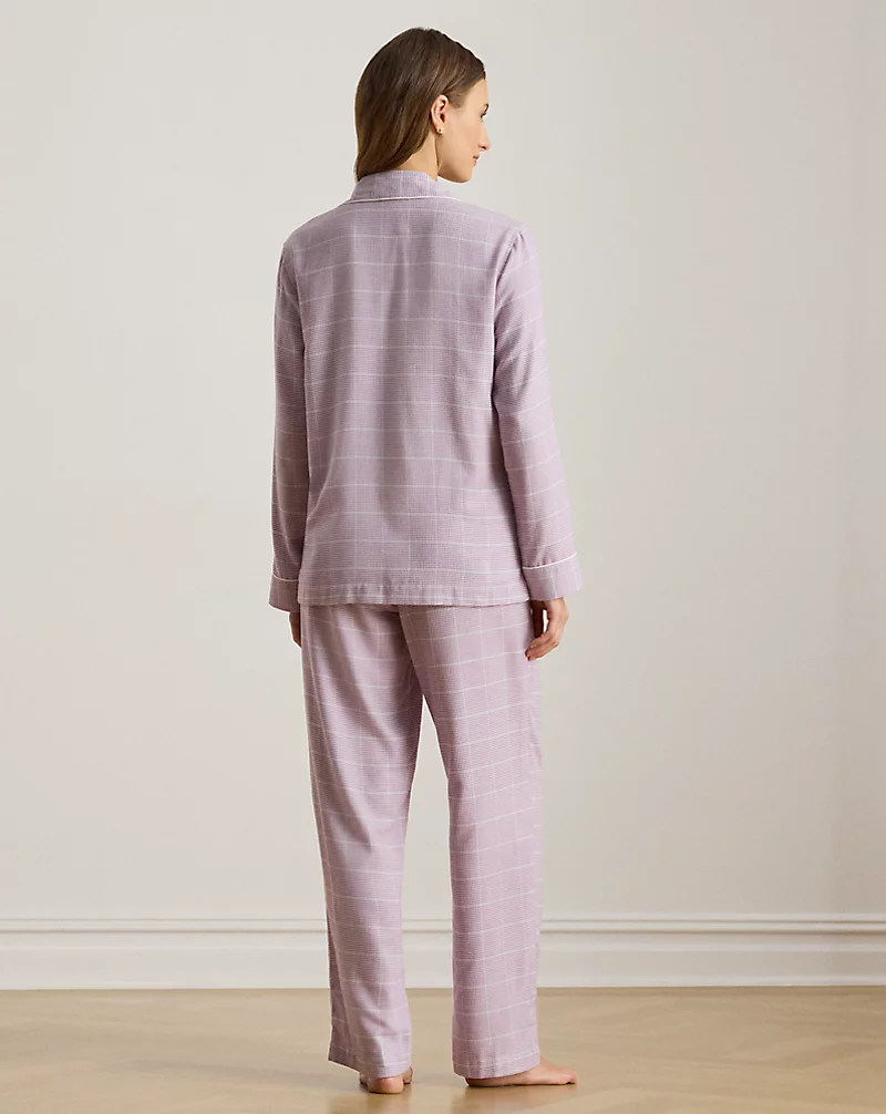 Polo Golf Ralph Lauren Plaid Cotton-Blend Twill Sleep Set