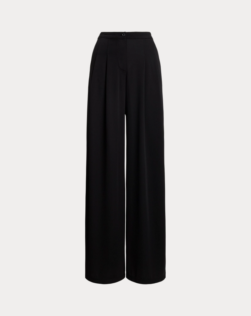 Polo Golf Ralph Lauren Pleated Stretch Jersey Wide-Leg Pant
