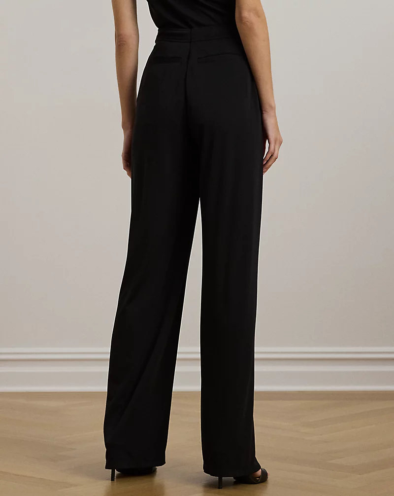 Polo Golf Ralph Lauren Pleated Stretch Jersey Wide-Leg Pant