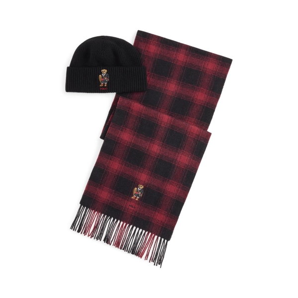 polo golf ralph lauren Polo Bear Wool Beanie & Scarf Gift Set
