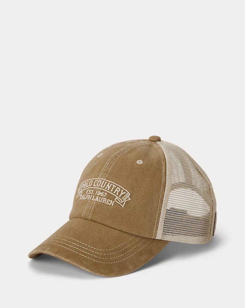 polo golf ralph lauren Polo Country Twill Trucker Cap