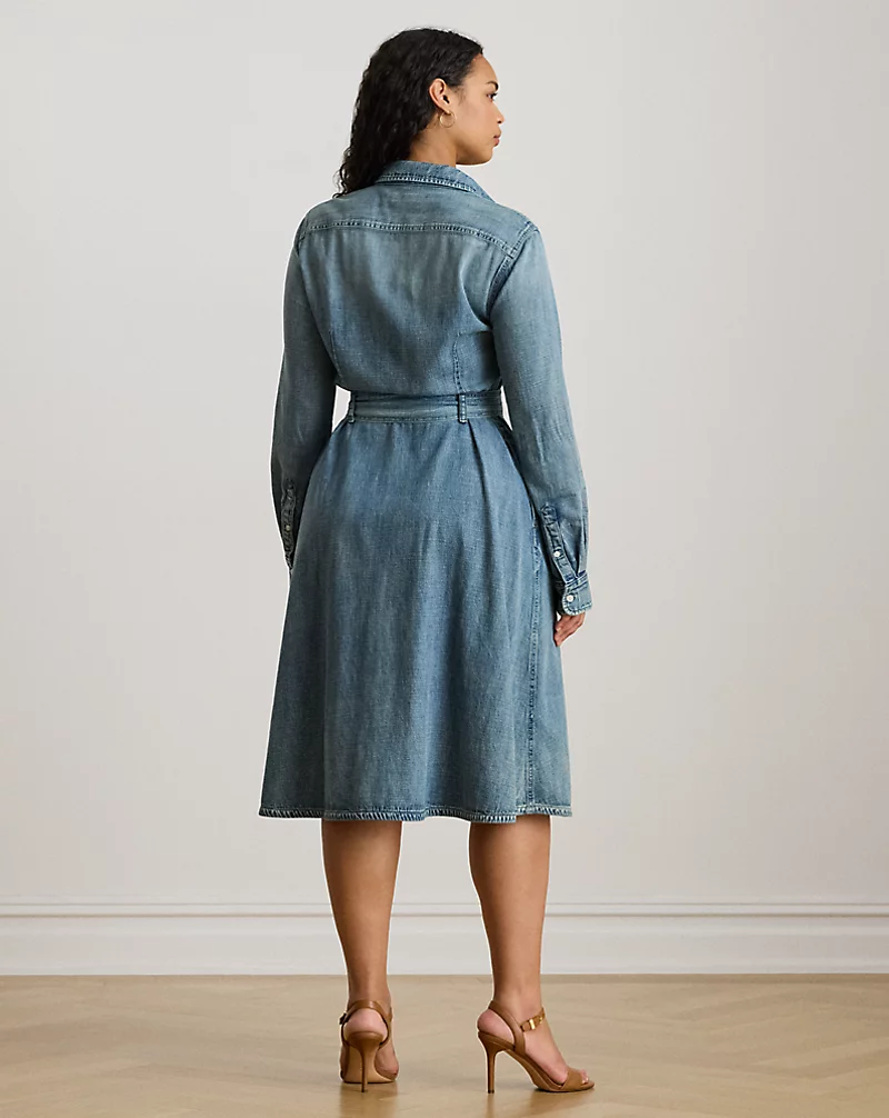 Polo Golf Ralph Lauren Belted Denim Shirtdress