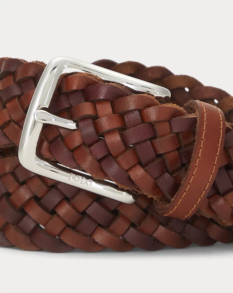 Polo Golf Ralph Lauren Braided Leather Belt