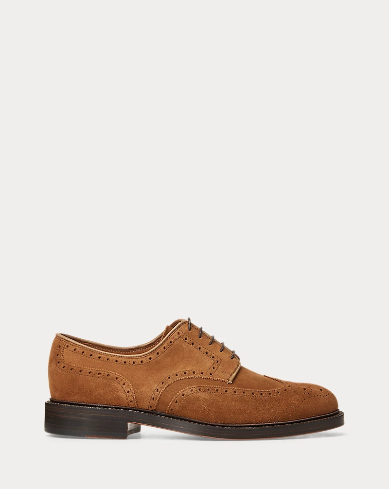 polo golf ralph lauren Brenton Suede Wingtip