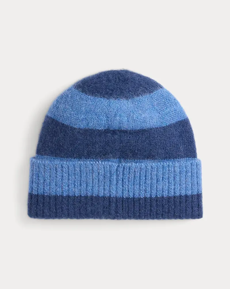 Polo Golf Ralph Lauren Brushed Wool Striped Beanie