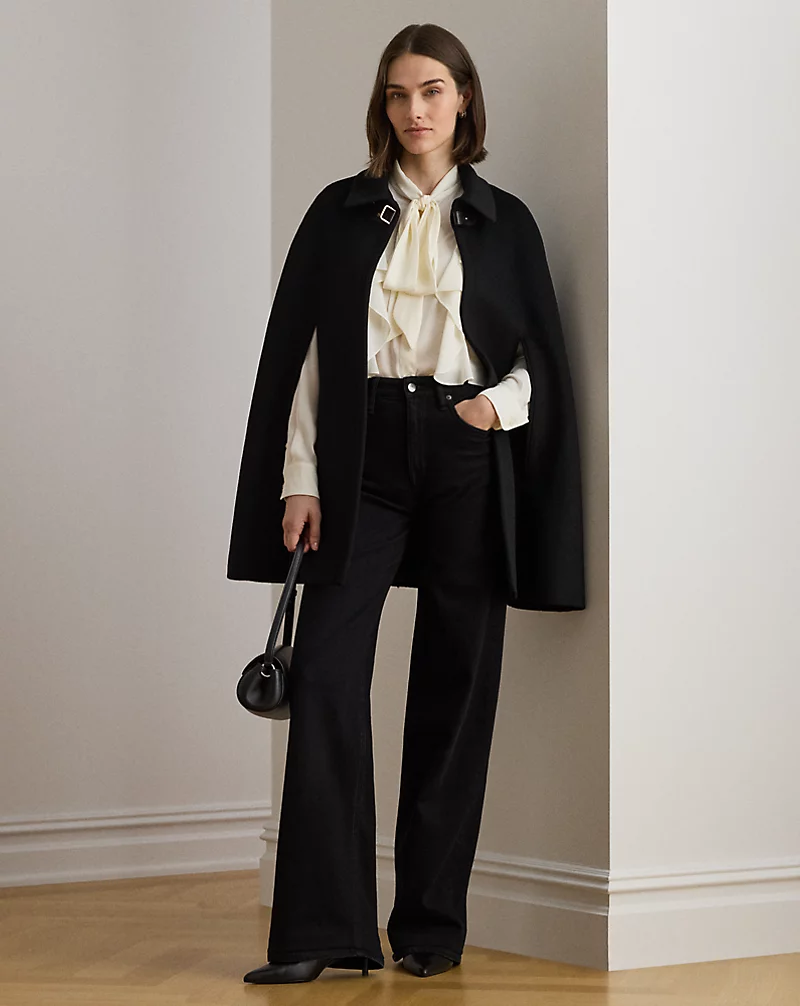 Polo Golf Ralph Lauren Buckle-Trim Wool-Blend Cape