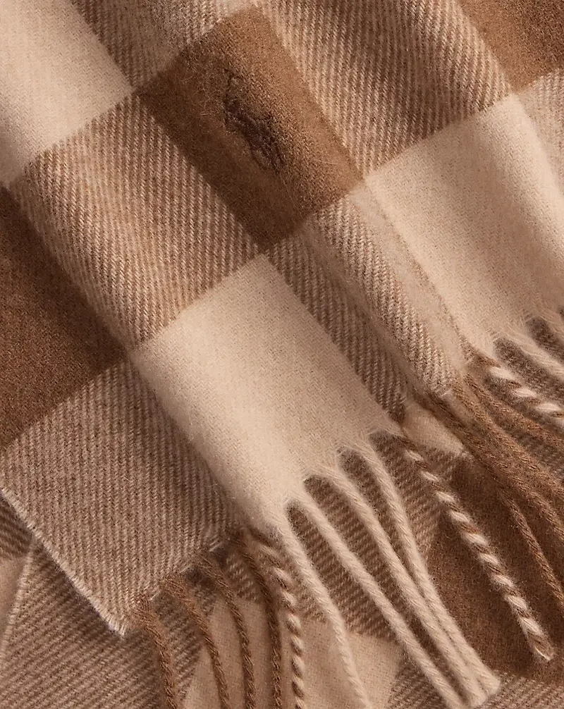 Polo Golf Ralph Lauren Buffalo Check Wool Scarf