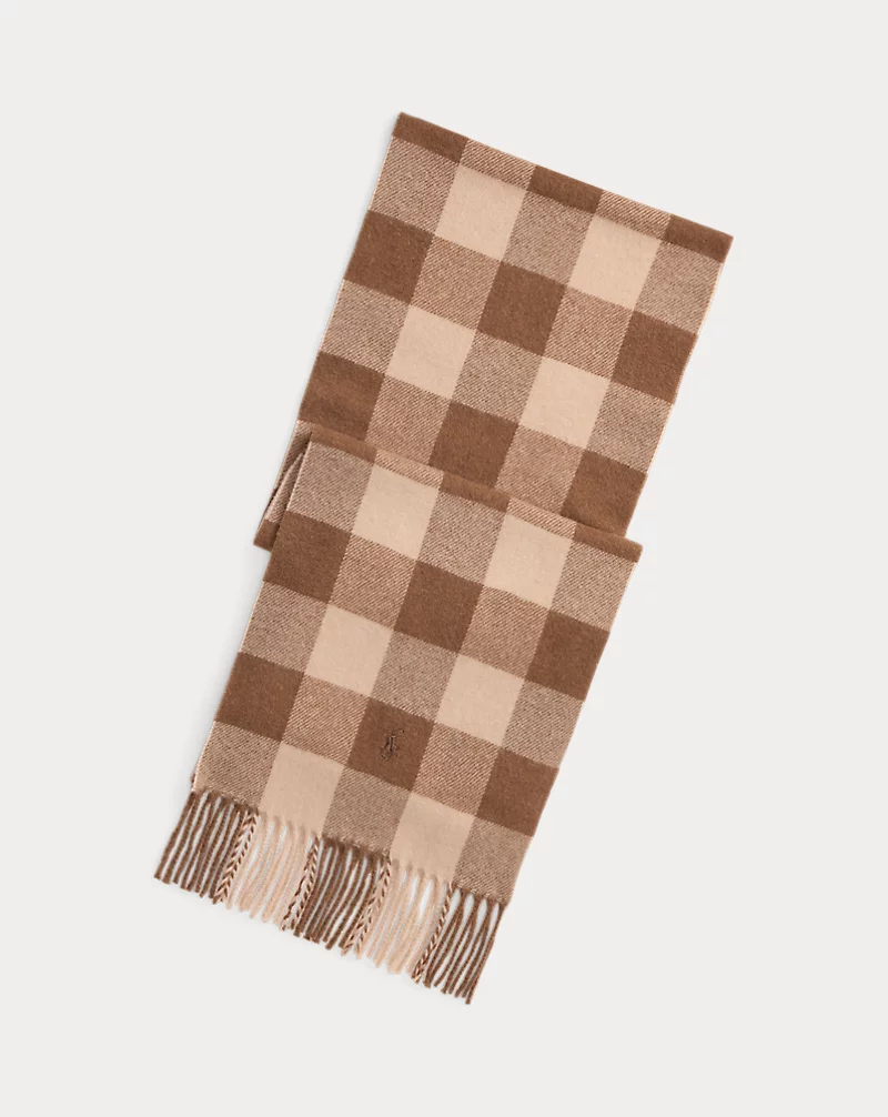 polo golf ralph lauren Buffalo Check Wool Scarf