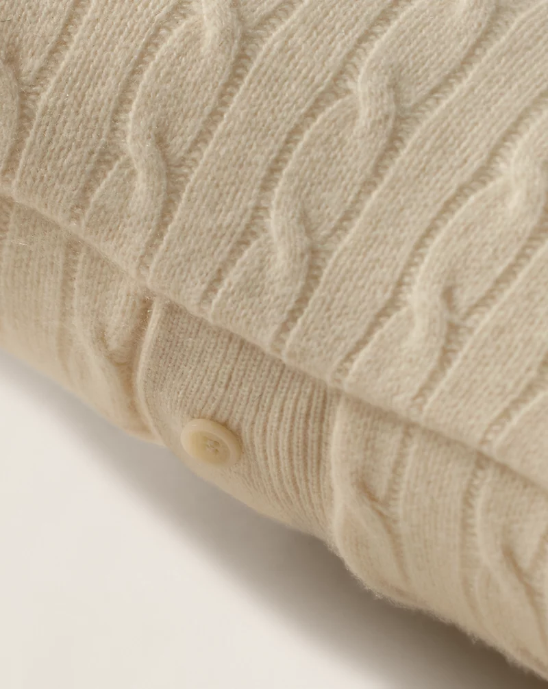 Polo Golf Ralph Lauren Cable Cashmere Throw Pillow