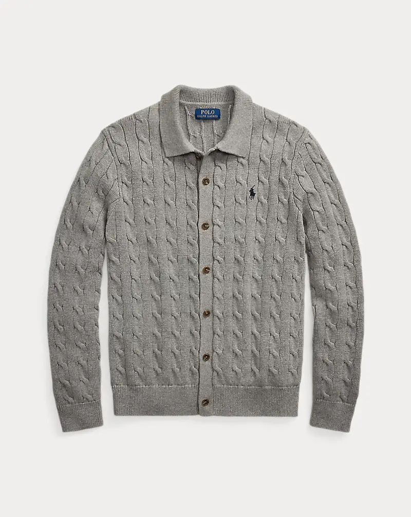 Polo Golf Ralph Lauren Cable-Knit Cotton Cardigan
