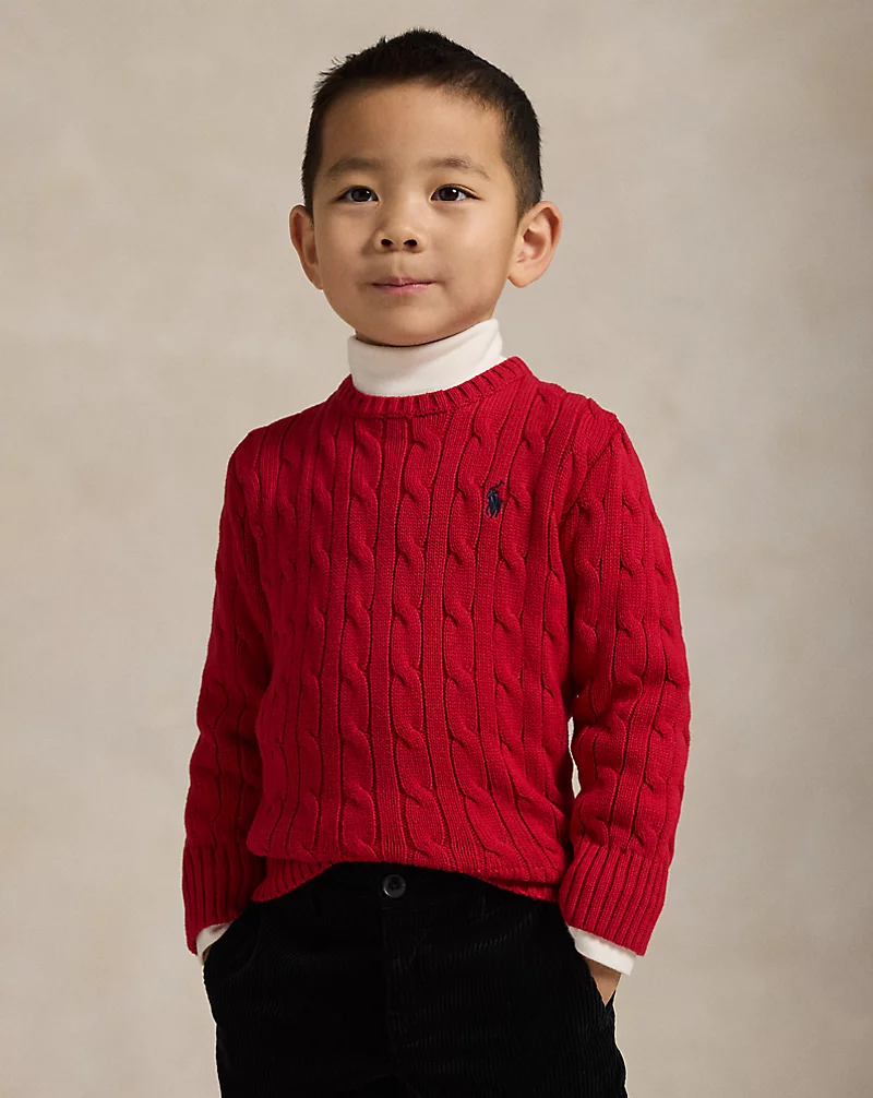 polo golf ralph lauren Cable-Knit Cotton Sweater