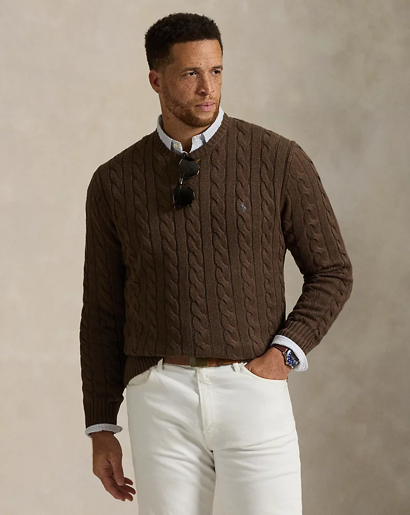polo golf ralph lauren Cable-Knit Cotton Sweater