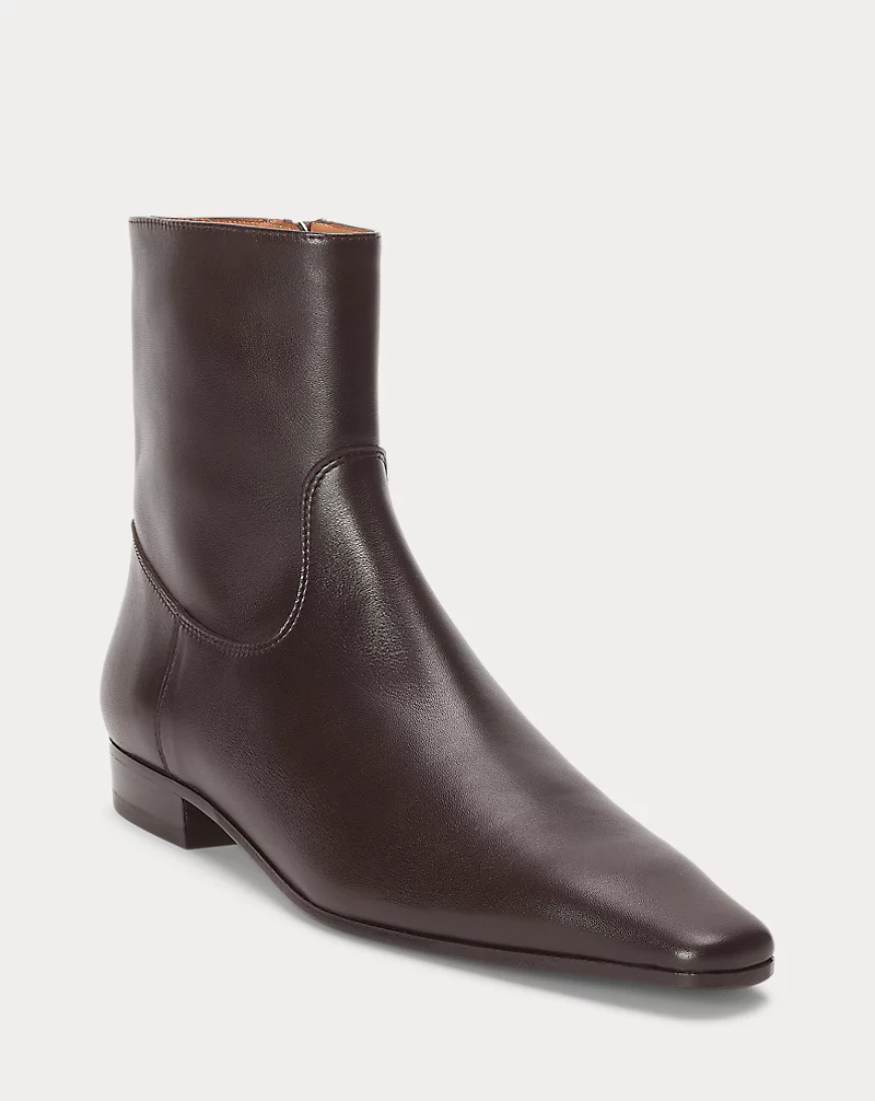 Polo Golf Ralph Lauren Calfskin Ankle Boot