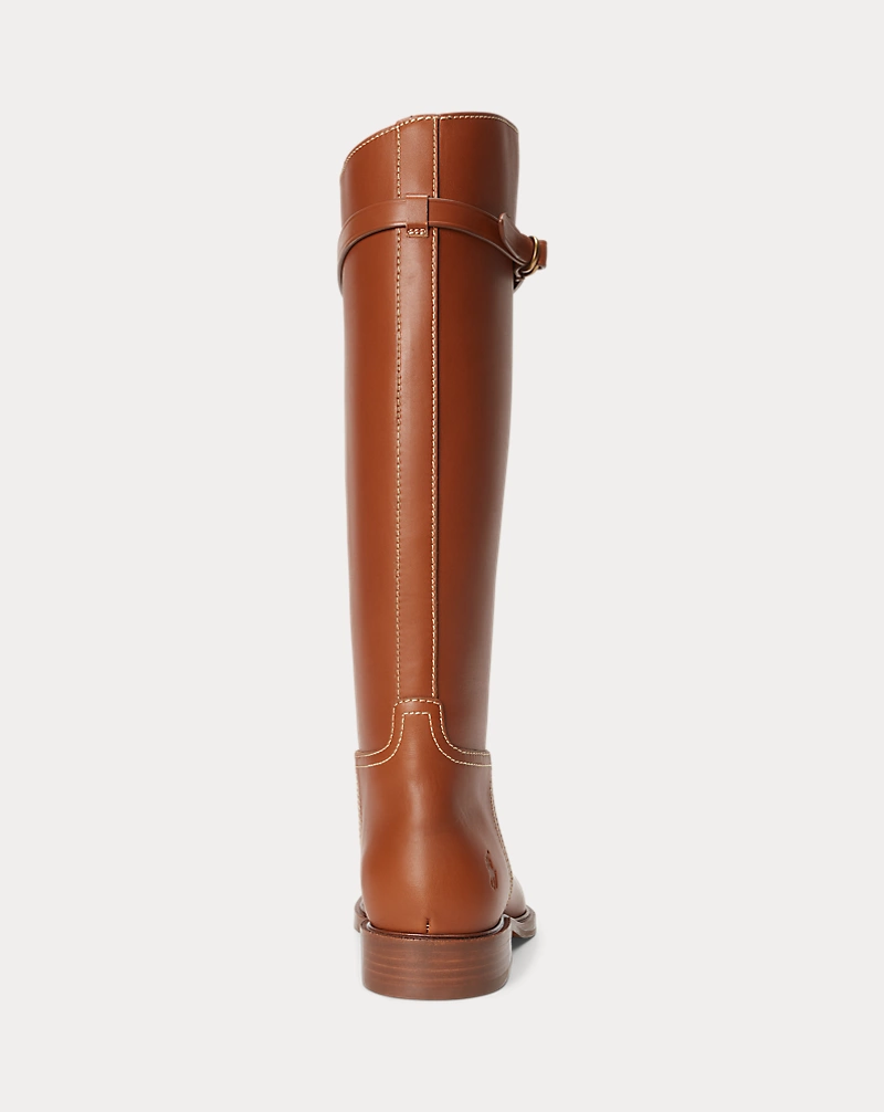 Polo Golf Ralph Lauren Calfskin Tall Riding Boot
