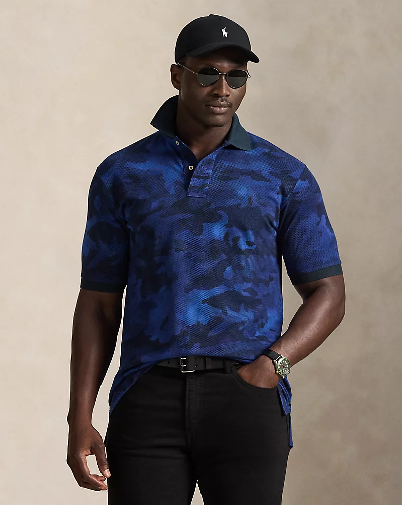 polo golf ralph lauren Camo-Print Mesh Polo Shirt