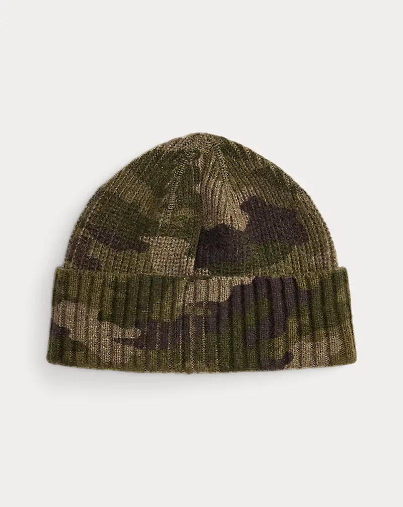 Polo Golf Ralph Lauren Camo Wool-Blend Beanie